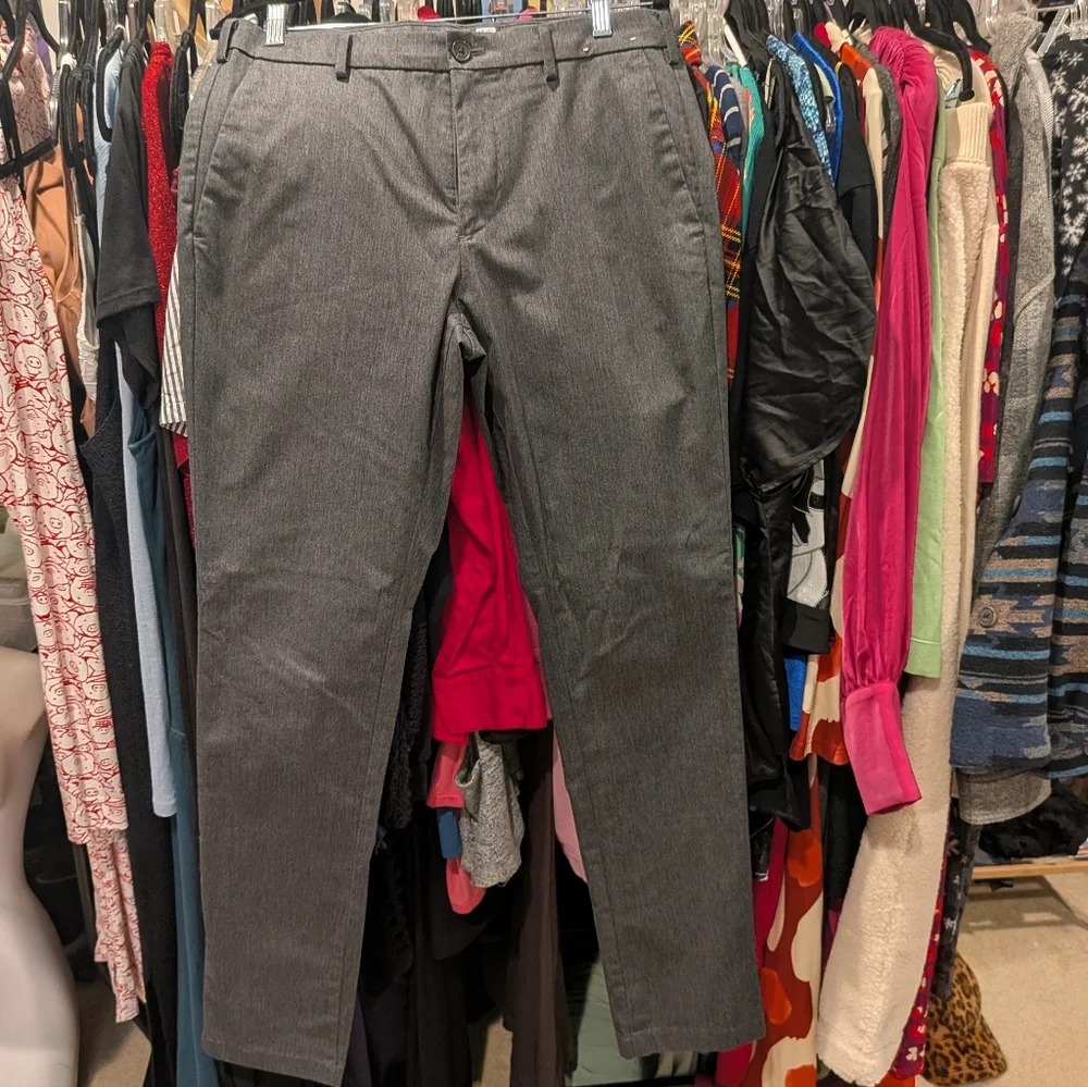 Uniqlo Charcoal Trousers - 31 x 34